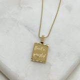 "Fluent in Spanglish" Necklace