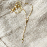 Pearl Rosary Necklace